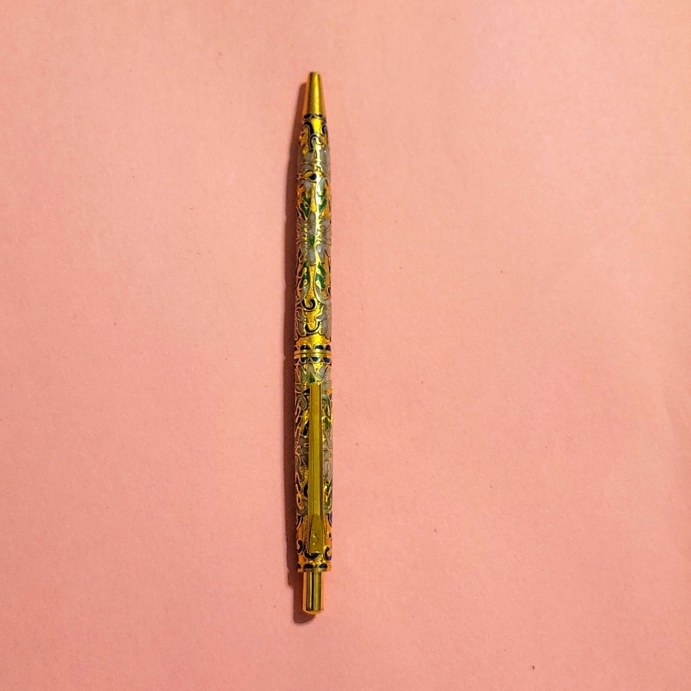 Vintage Cloisonne Ballpoint Pen